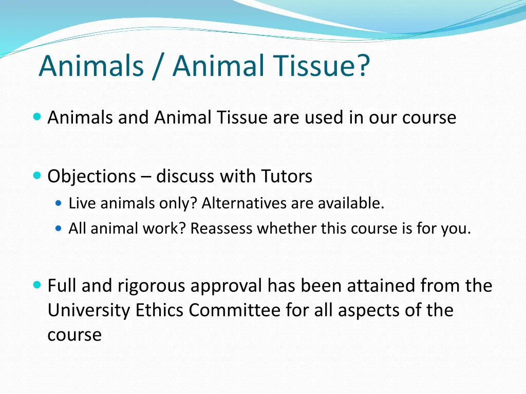 animals animal tissue