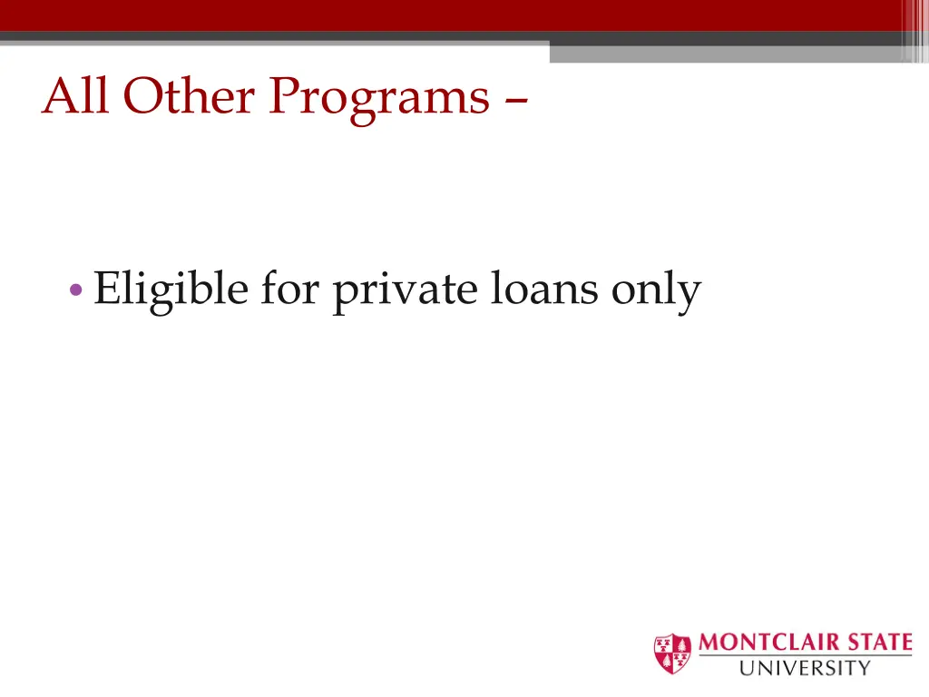 all other programs