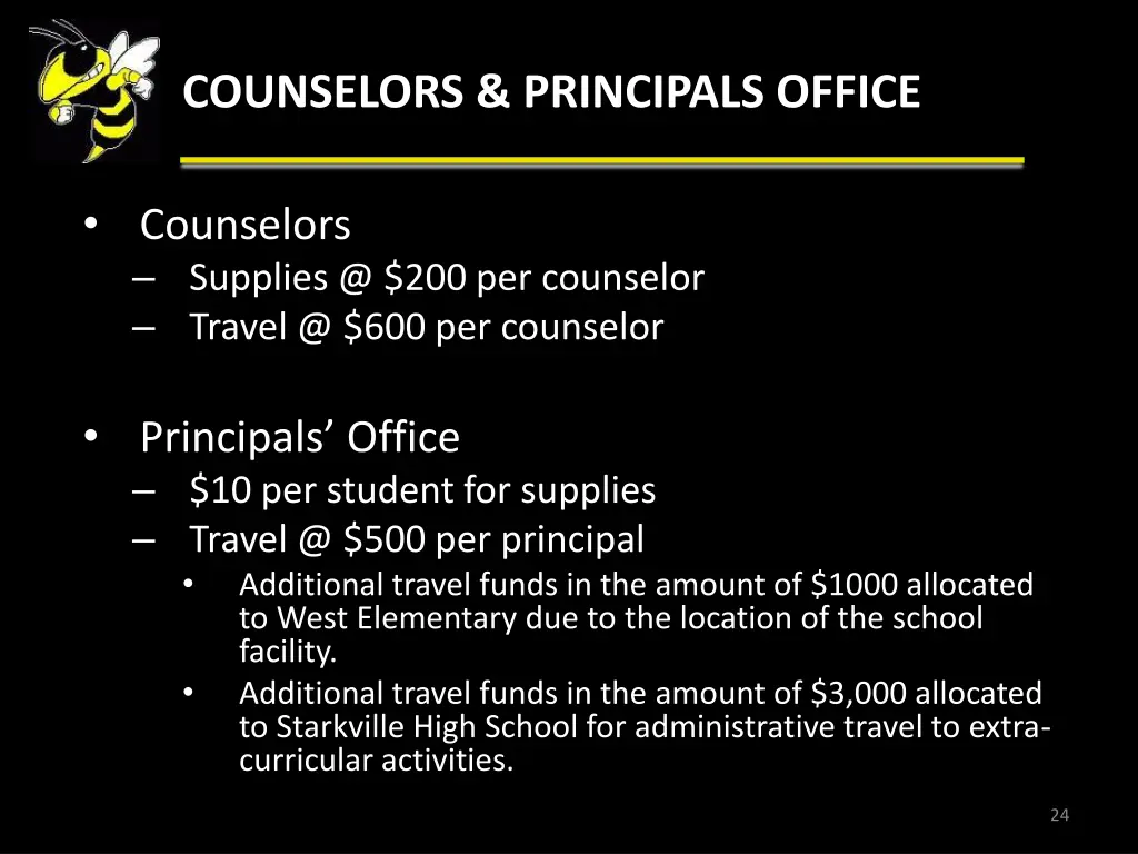 counselors principals office