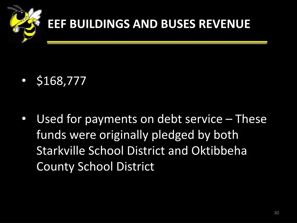 eef buildings and buses revenue