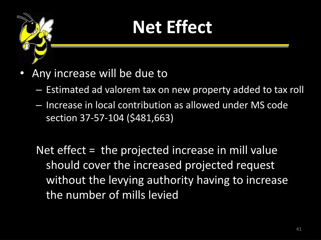 net effect