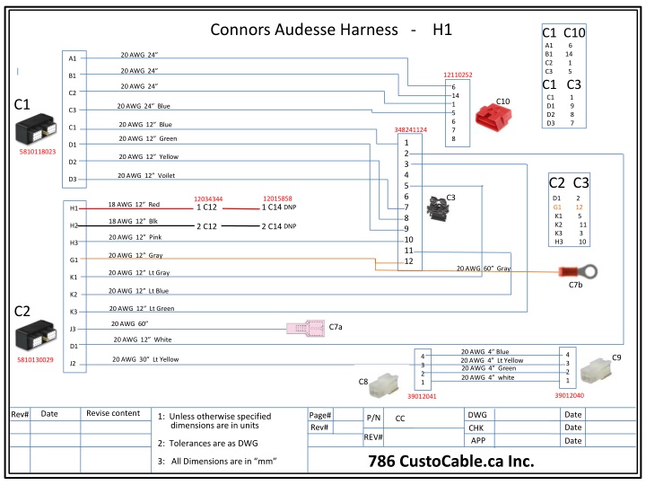 connors audesse harness h1