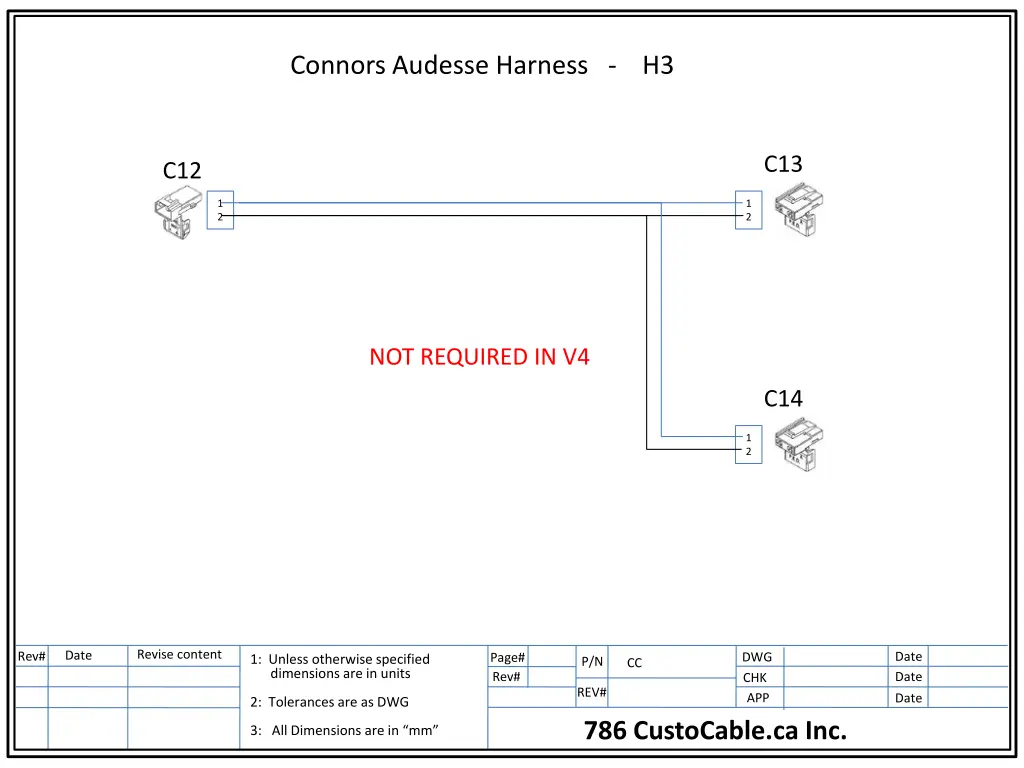 connors audesse harness h3