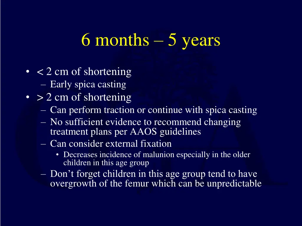6 months 5 years 1