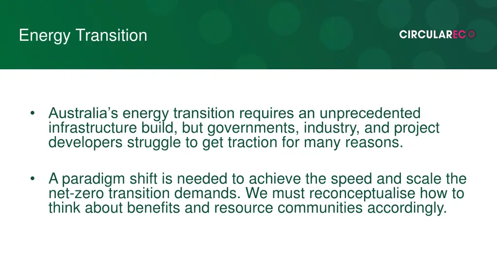 energy transition