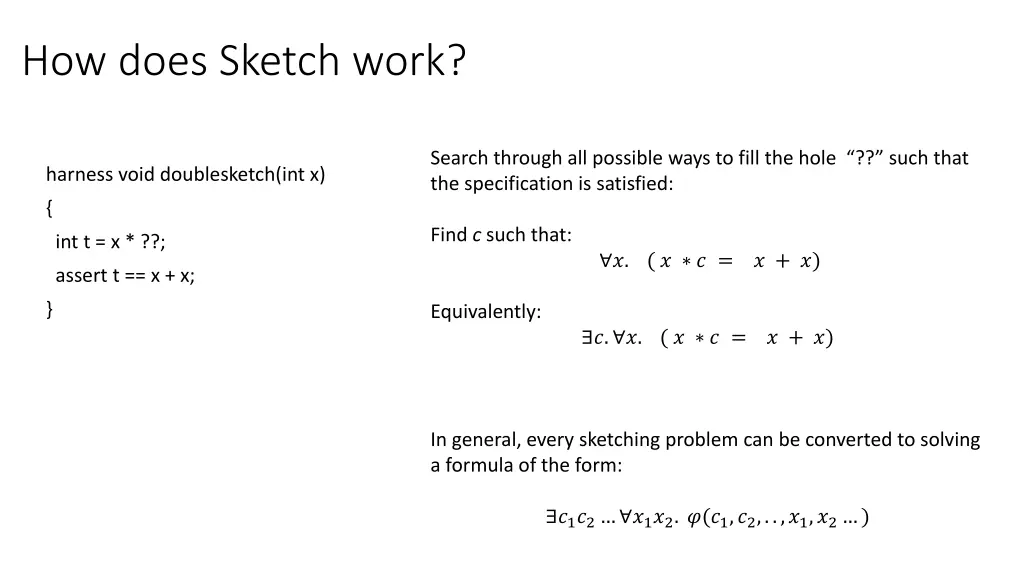 how does sketch work