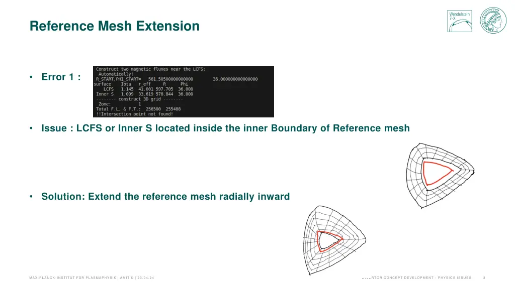 reference mesh extension