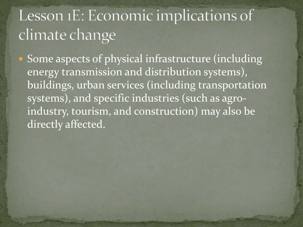 lesson 1e economic implications of climate change 2