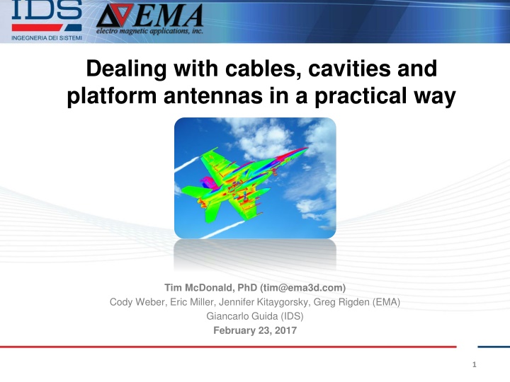 dealing with cables cavities and platform