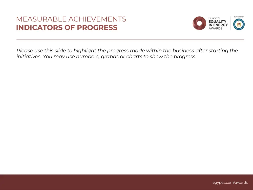 measurable achievements indicators of progress