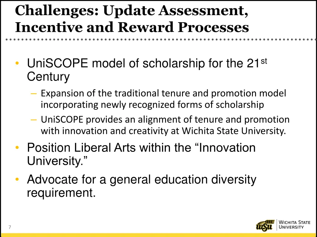 challenges update assessment incentive and reward