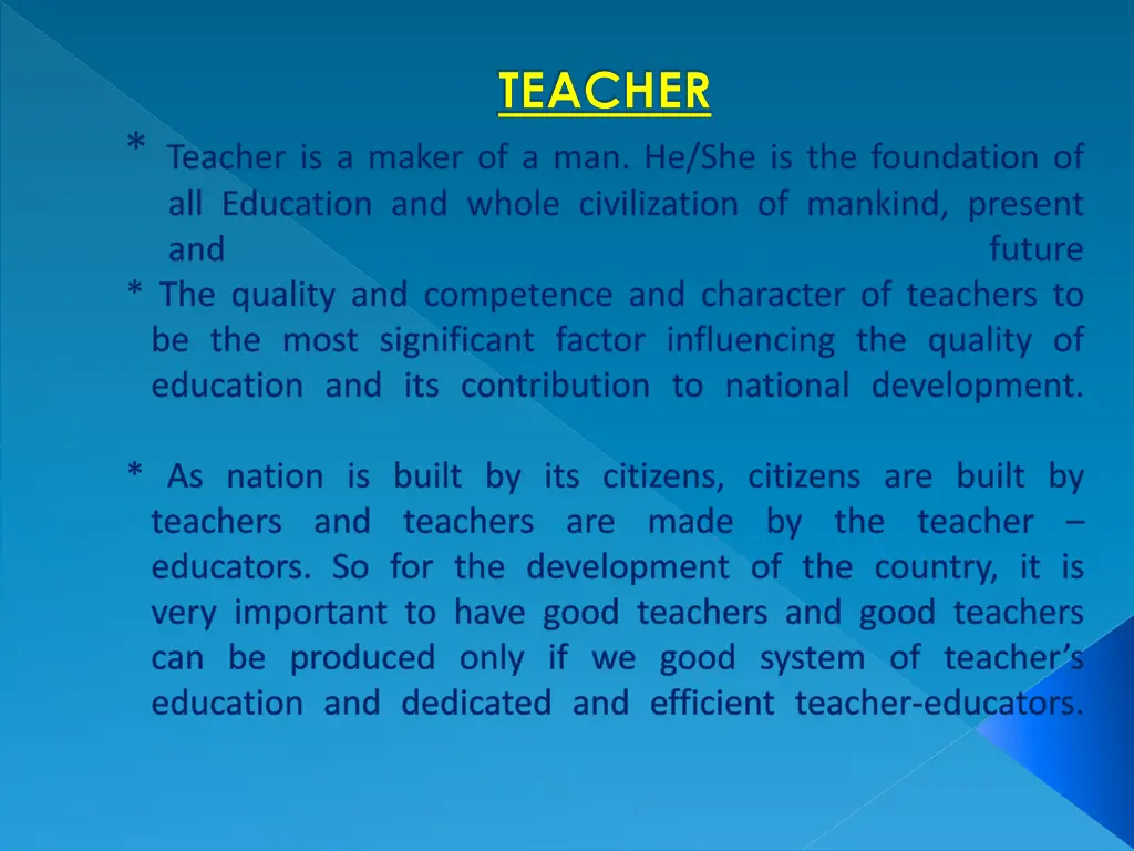 teacher