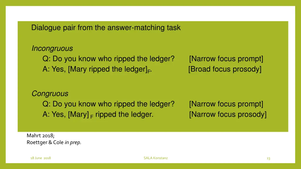 dialogue pair from the answer matching task