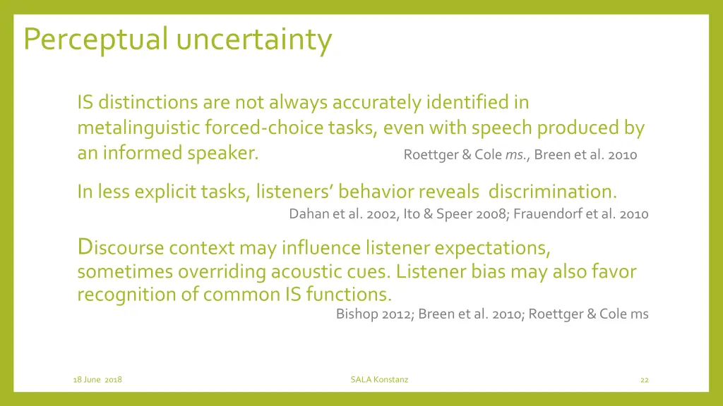 perceptual uncertainty