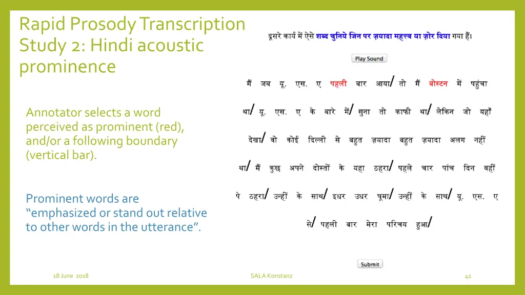 rapid prosody transcription study 2 hindi
