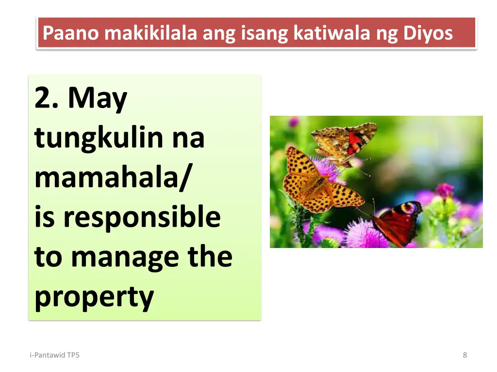 paano makikilala ang isang katiwala ng diyos 1