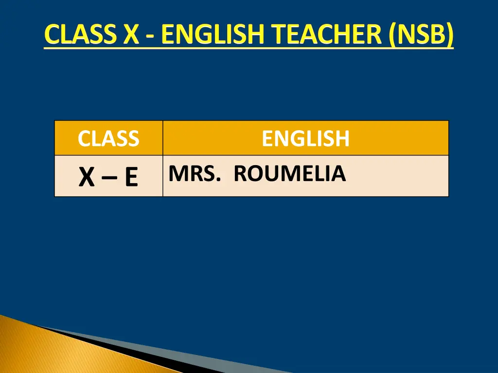class x e