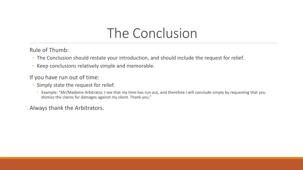 the conclusion 2