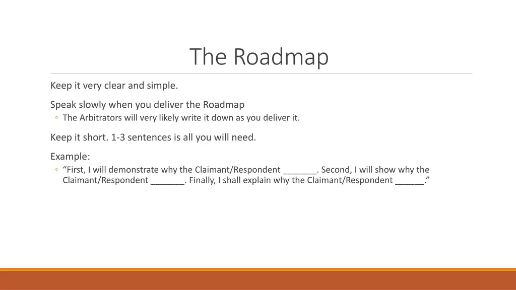 the roadmap 2