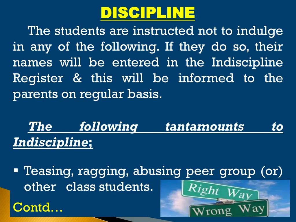 discipline discipline