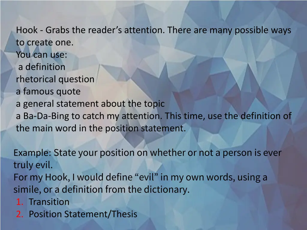 hook grabs the reader s attention there are many