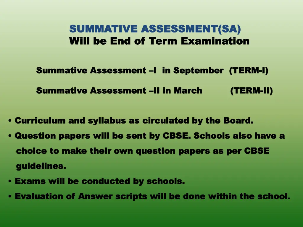 summative assessment sa summative assessment