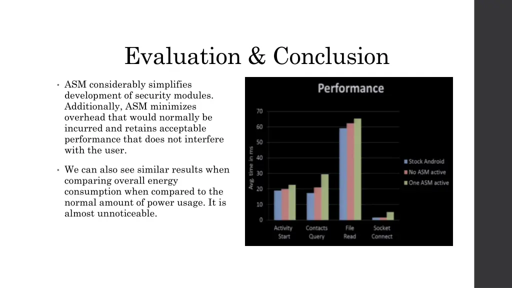 evaluation conclusion
