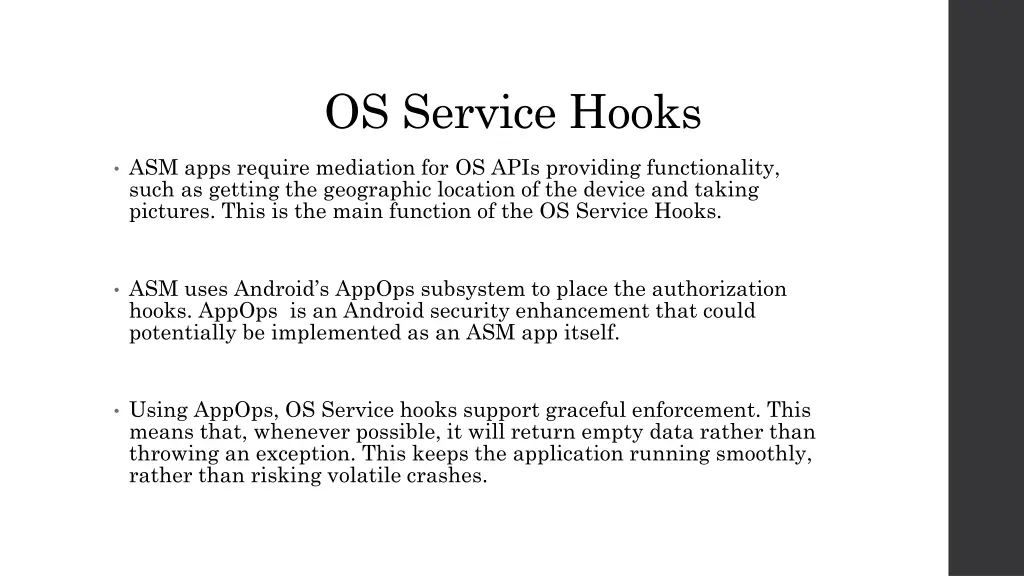 os service hooks