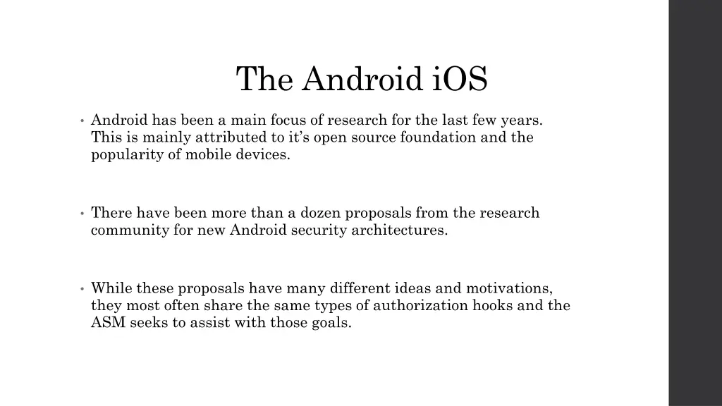 the android ios 2
