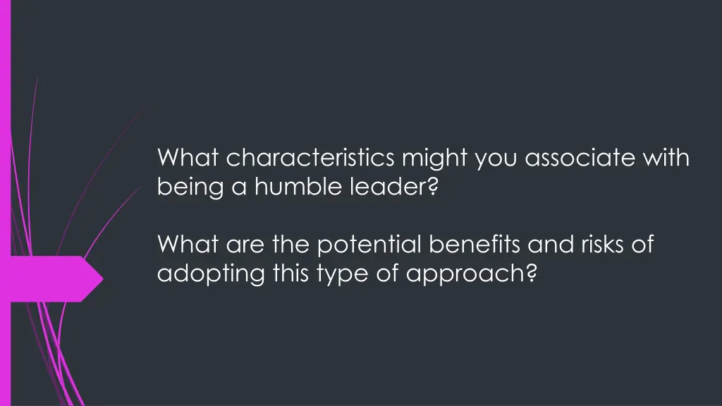 what characteristics might you associate with