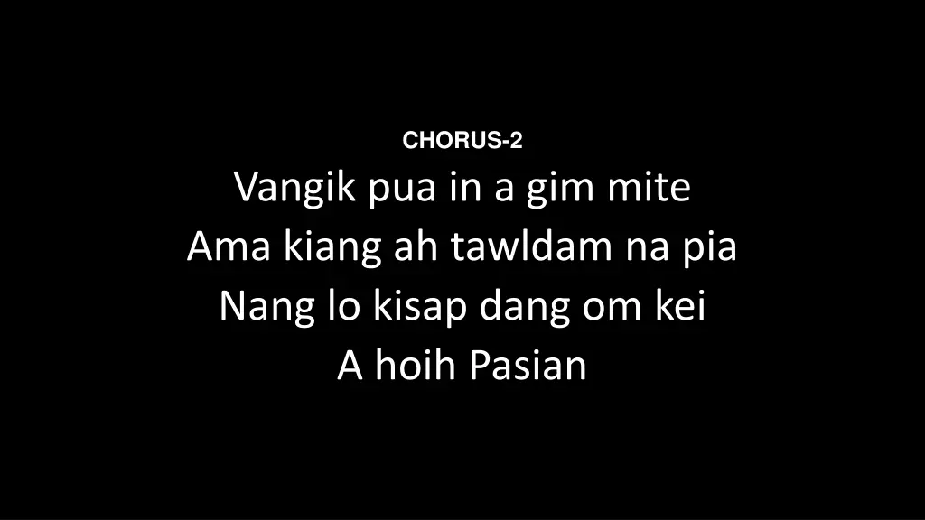 chorus 2 1