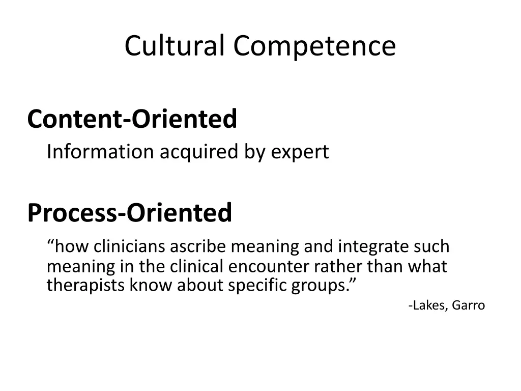 cultural competence