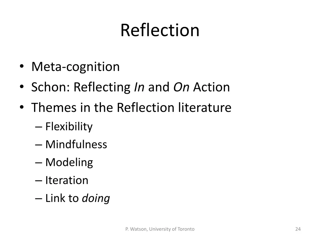 reflection
