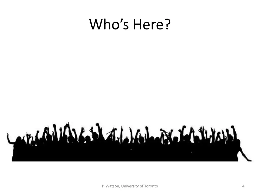 who s here