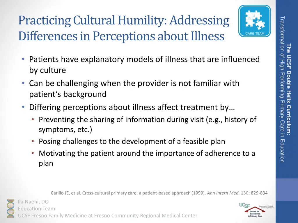 practicing cultural humility addressing