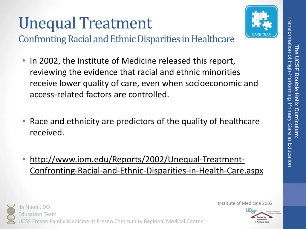 unequal treatment confronting racial and ethnic