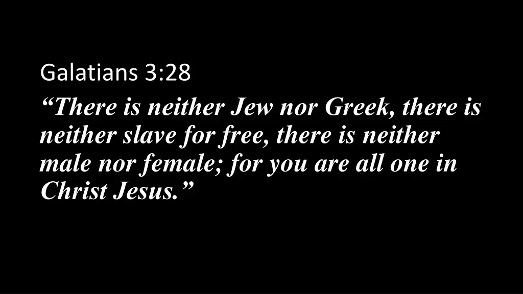galatians 3 28 there is neither jew nor greek