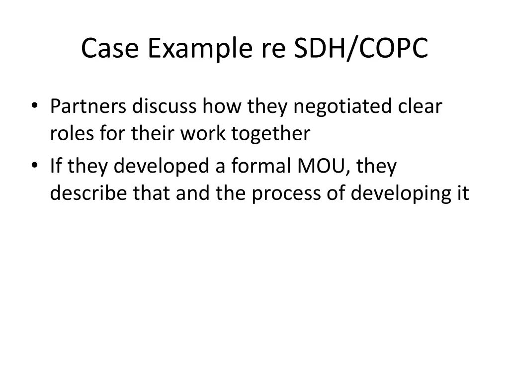 case example re sdh copc 1
