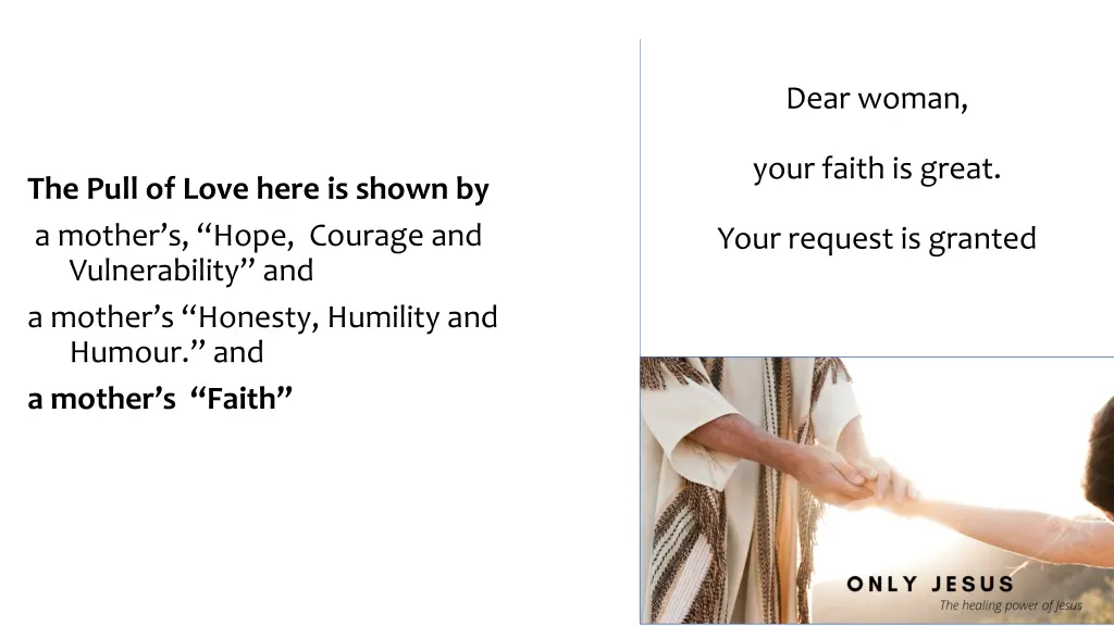 dear woman