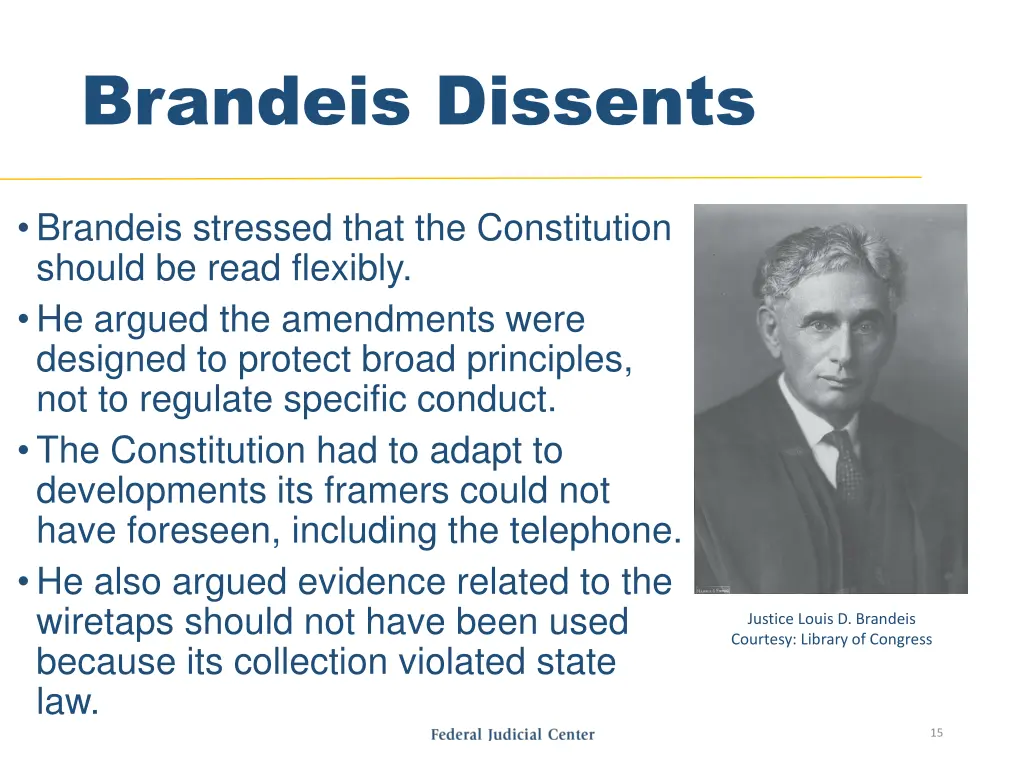 brandeis dissents 1