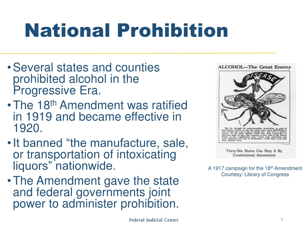 national prohibition 1