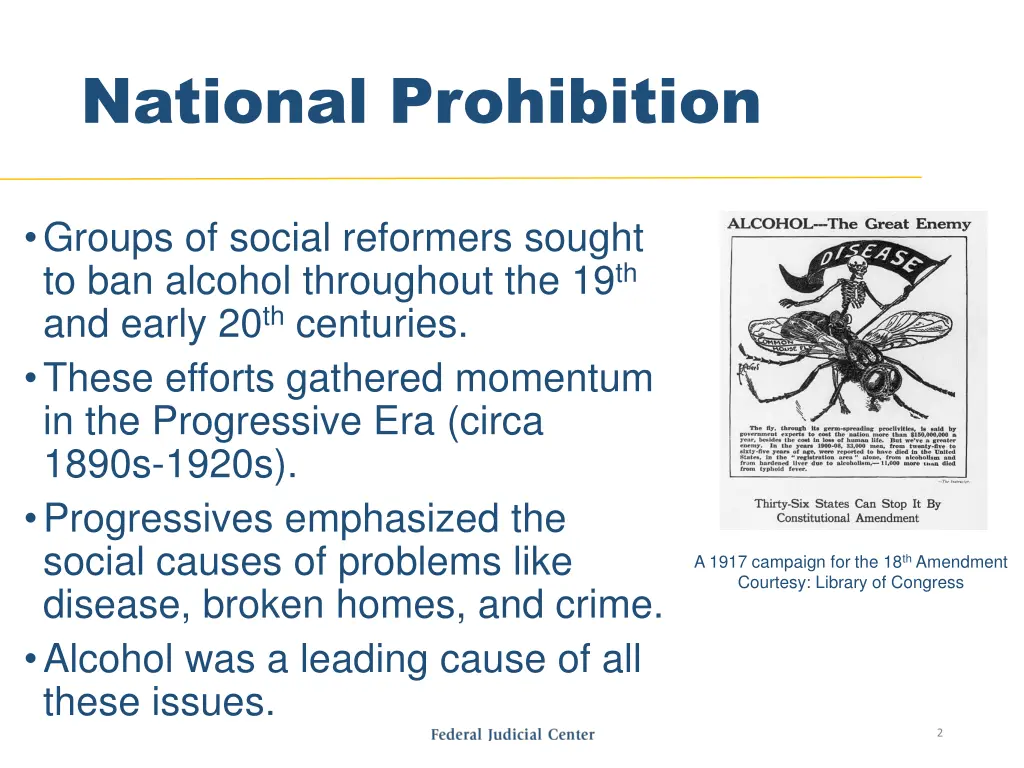 national prohibition