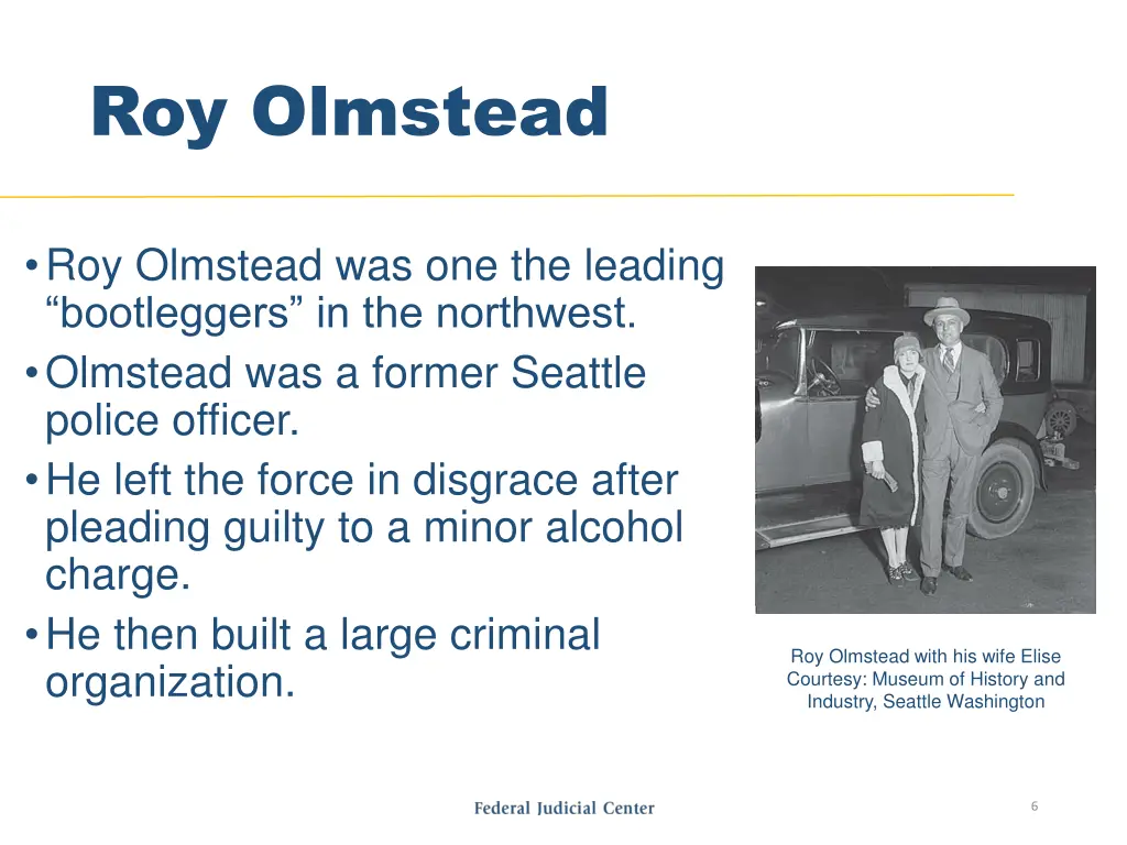 roy olmstead
