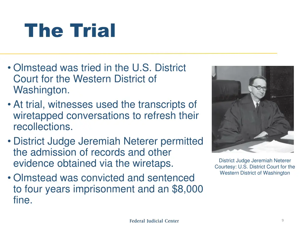 the trial