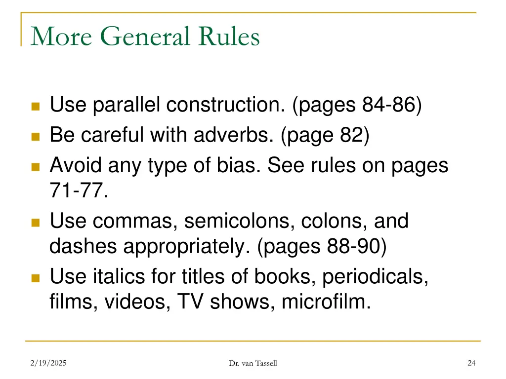 more general rules