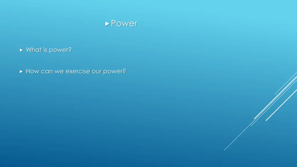 power