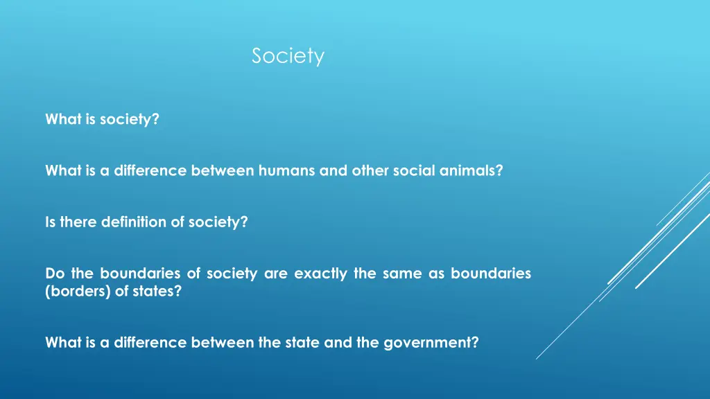 society