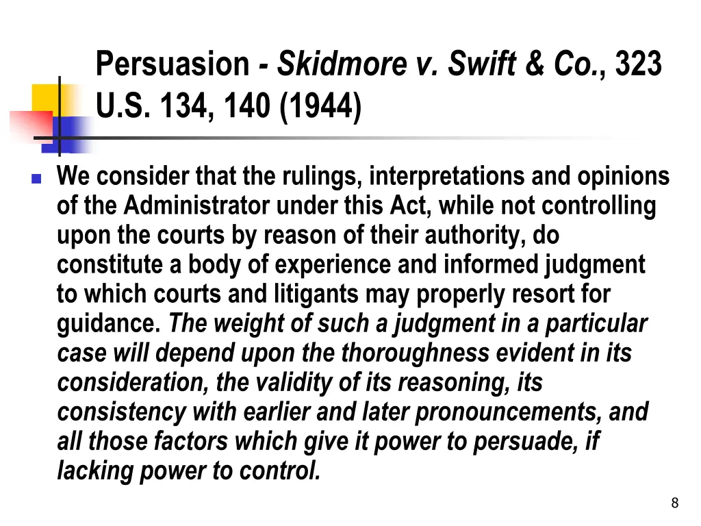persuasion skidmore v swift