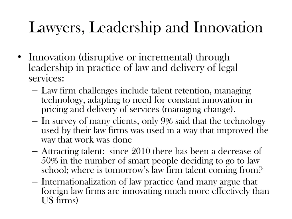 lawyers leadership and innovation 10