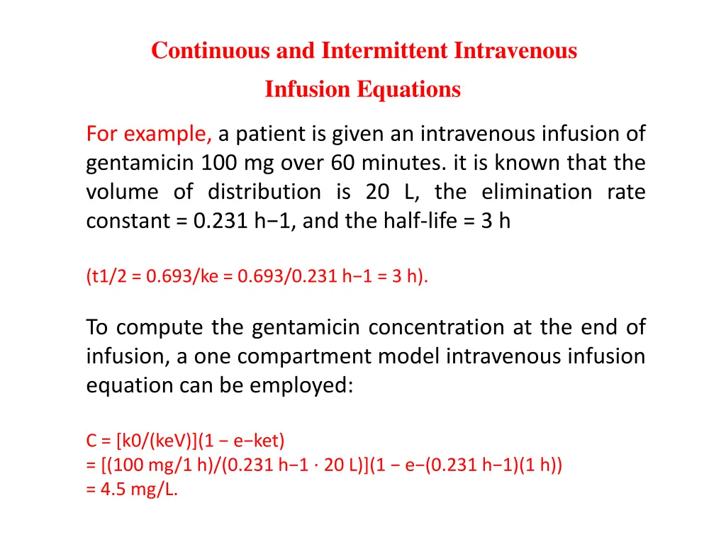 continuous and intermittent intravenous infusion 10